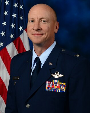 Official photo of the 31st Fighter Wing Vice Commander.