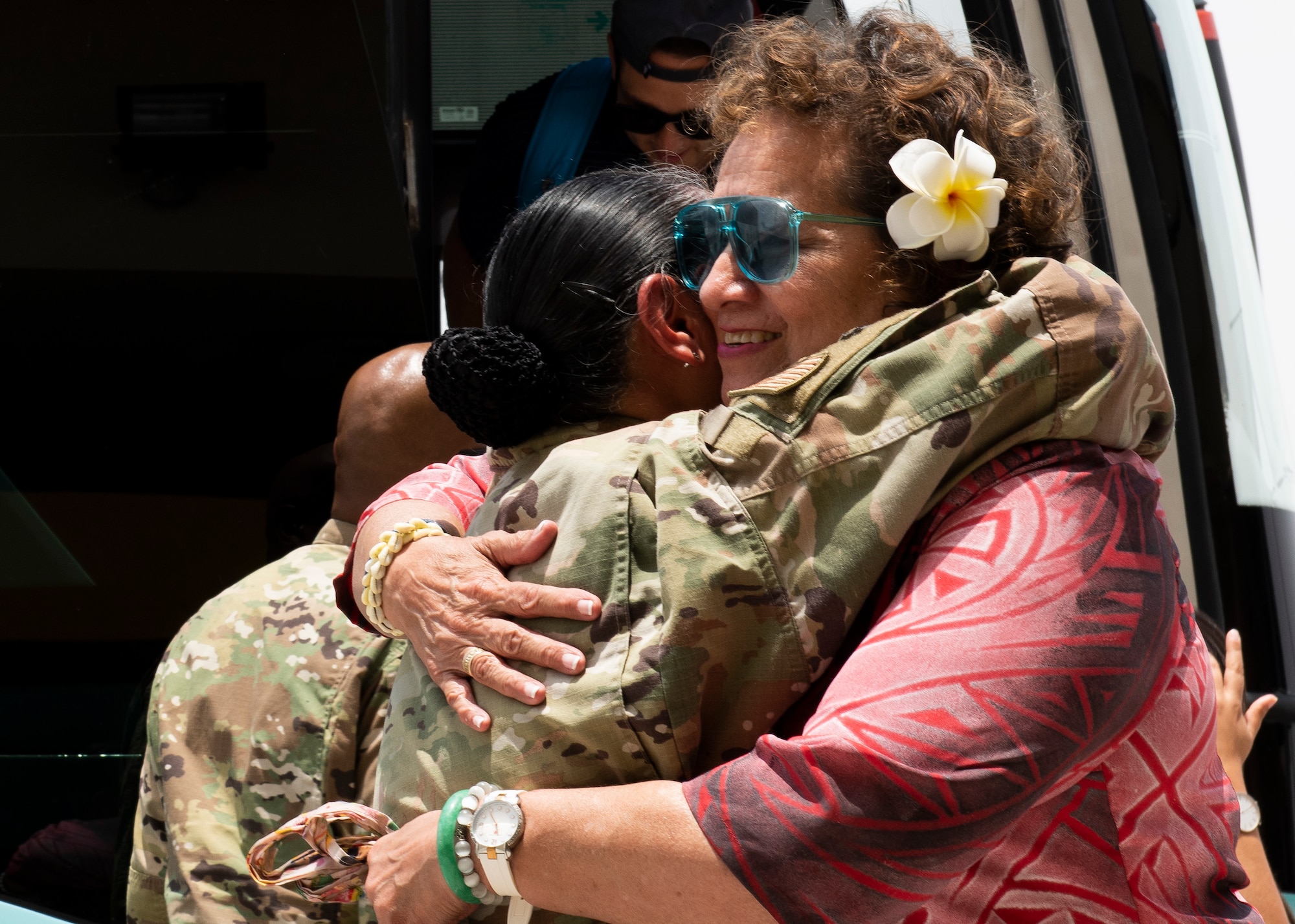 Nine members of congress representing Florida, Texas, Illinois, California, Puerto Rico and the American Samoan Islands learned more about the strategic location, expeditionary mission and enduring presence of AUAB and service members assigned here.