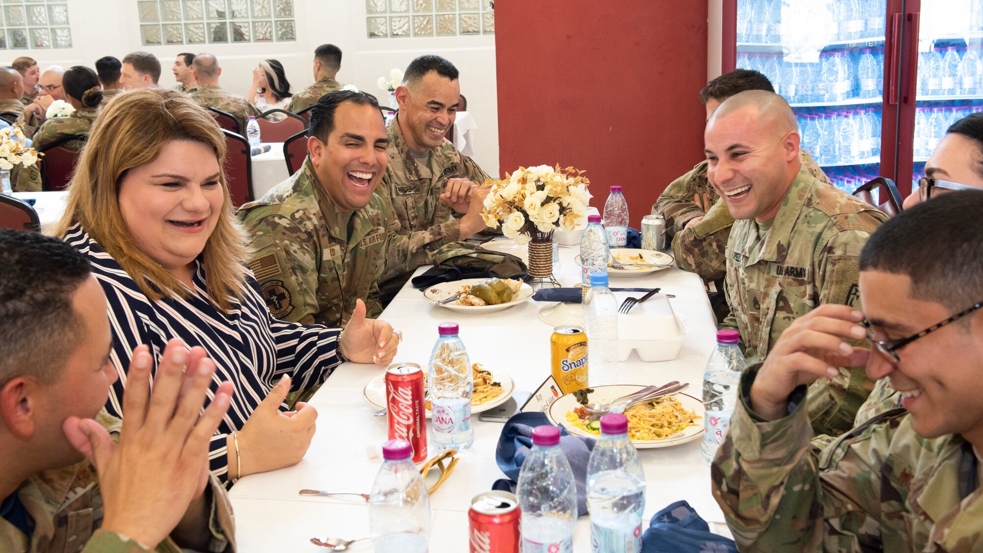 Nine members of congress representing Florida, Texas, Illinois, California, Puerto Rico and the American Samoan Islands learned more about the strategic location, expeditionary mission and enduring presence of AUAB and service members assigned here.