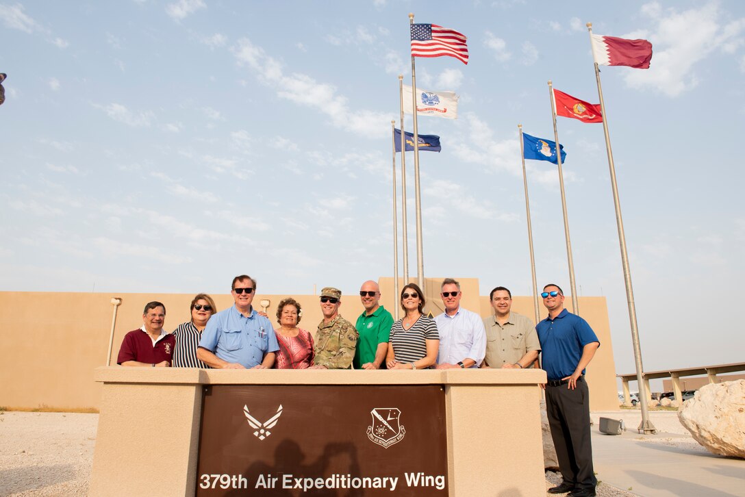 Nine members of congress representing Florida, Texas, Illinois, California, Puerto Rico and the American Samoan Islands learned more about the strategic location, expeditionary mission and enduring presence of AUAB and service members assigned here.