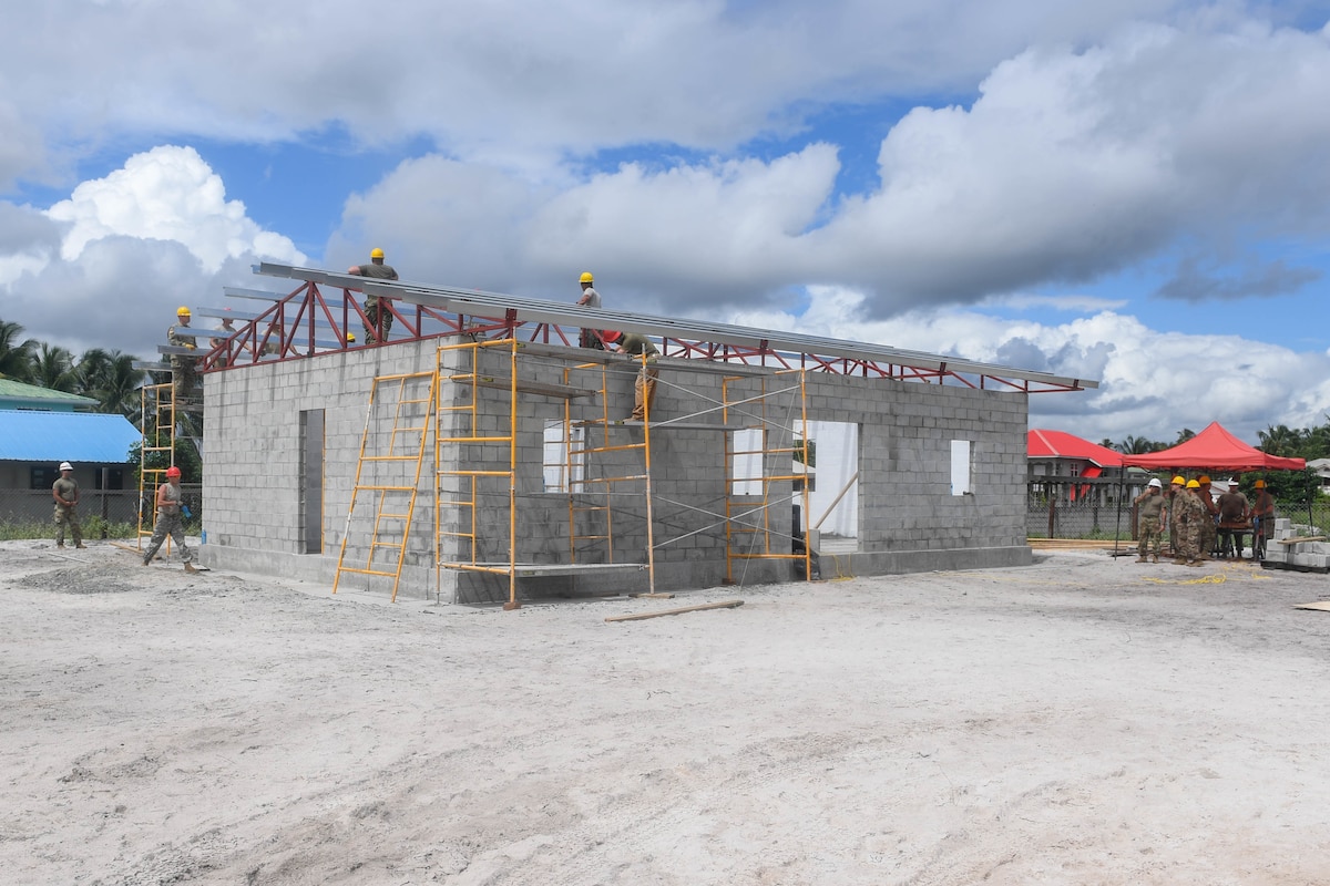 Engineers build a community center.
