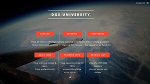 The training shop at Distributed Ground Station-One (DGS-1), 497th Intelligence, Surveillance, and Reconnaissance Group, took hold of this momentum and developed a one-stop training tool that links DGS-1 Airmen, working 24/7 ISR operations, with instant access to accredited training, tools, and resources across the Intelligence Community (IC).