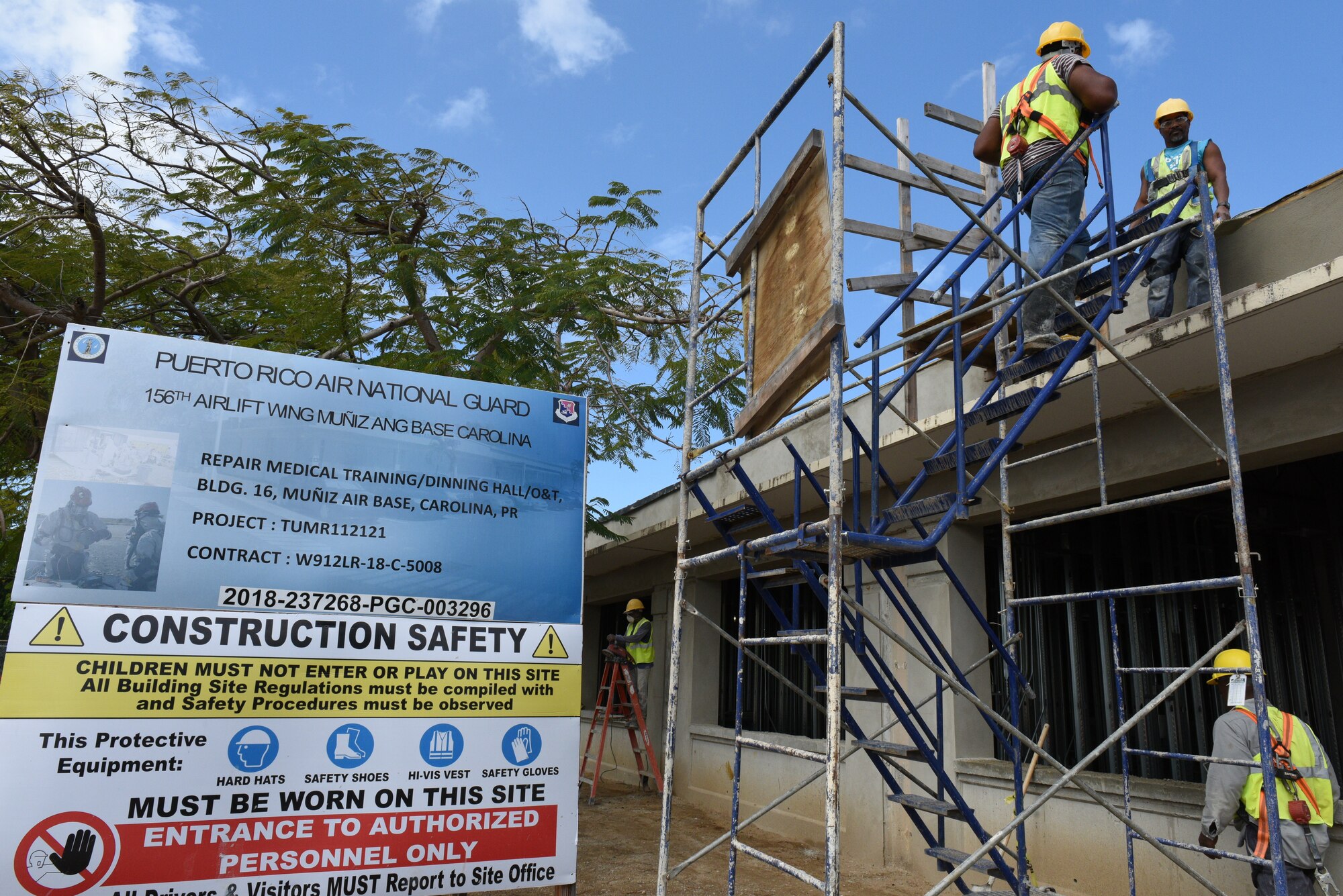 Muniz Air National Guard Base rebuilds Medical and Dining Facilities