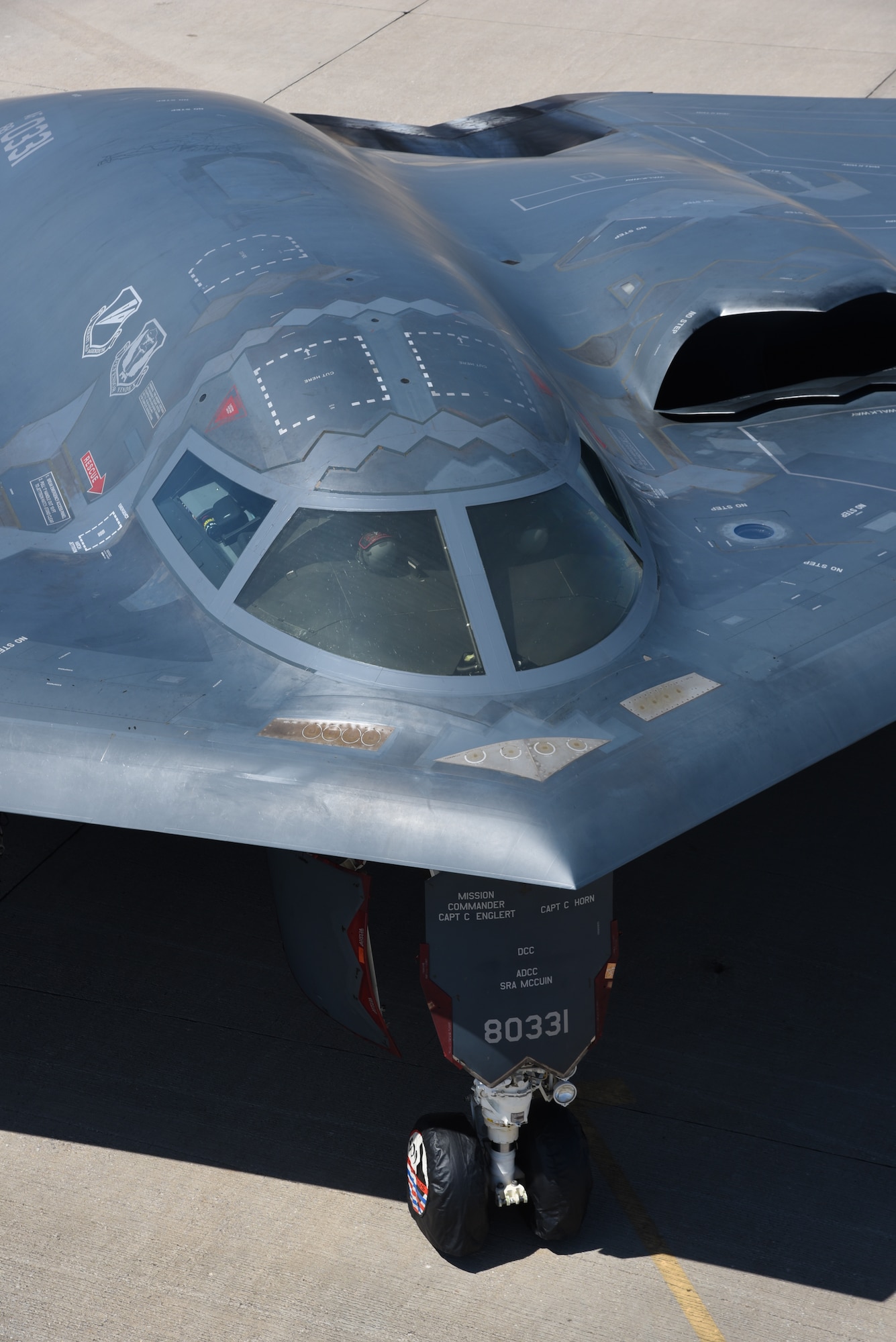 The B-2A ‘stealth bomber’ celebrates its first flight 30-year anniversary on July 17. The iconic flying wing design 
continues to serve as the frontline aircraft in strategic roles across the globe. The aircraft is supported by hundreds of 
personnel who work in direct support of software sustainment at Tinker Air Force Base. Shown here is B-2A, serial #88-0331, ‘Spirit of South Carolina’ of the 509th Bomb Wing, Air Force Global Strike Command, parked on a ramp at Tinker AFB during a recent visit.