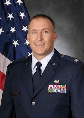 Photo of Colonel Scott T. Ecton, the Staff Judge Advocate for Headquarters, Air Combat Command