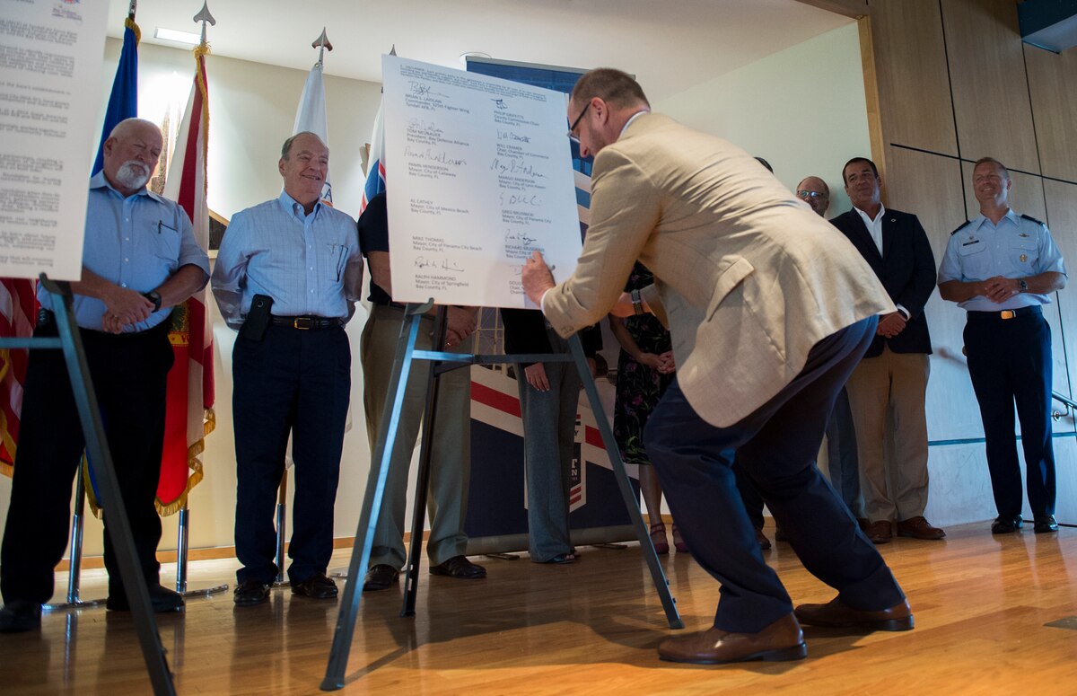 Tyndall AFB & Bay County Renew 77 Year Partnership > Tyndall Air Force