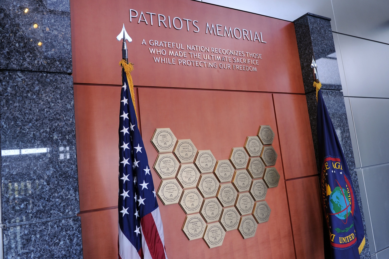 The Patriots Memorial is a constant reminder of the sacrifices made for DIA's mission. Photo illustration by DIA Public Affairs