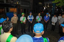 Commanding officer walks with local community for the last time