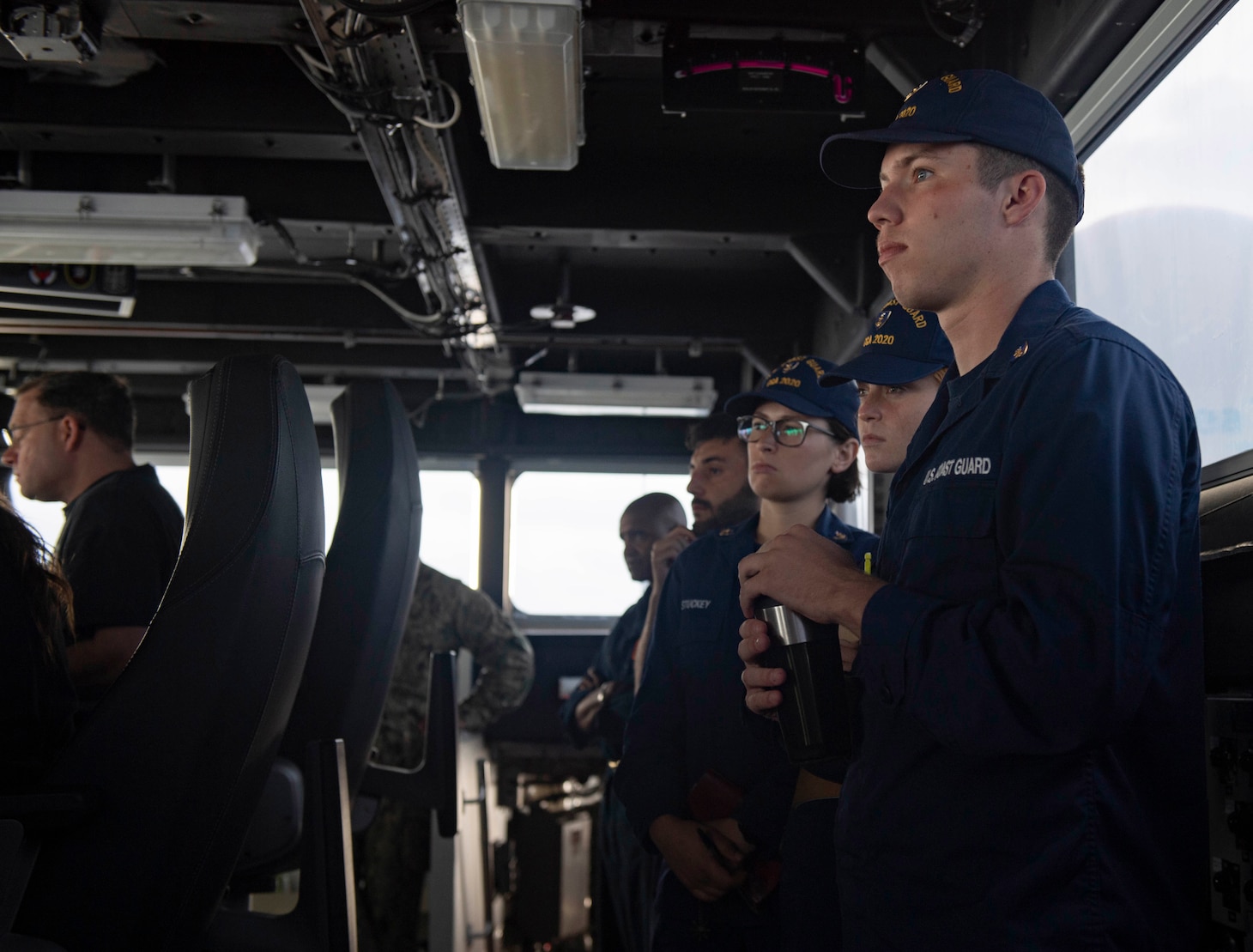 USS Carson City Coast Guard Cadets