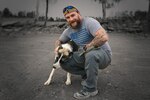 Stewie immediately bonded with members of DIA’s Strategic Expeditionary Group and Global Security Division when they arrived in Iraq. (Photo by Brian Murphy, DIA Public Affairs)
