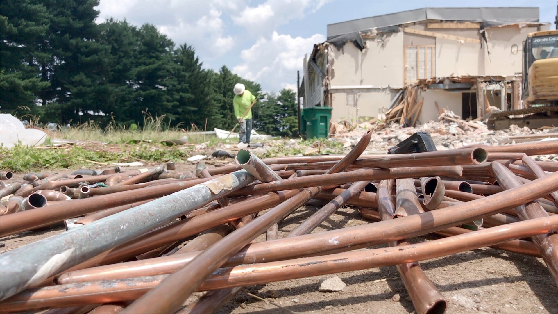 Military Housing Demolition underway at Defense Distribution Center Susquehanna