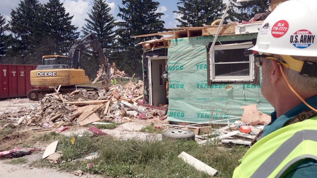 Military Housing Demolition underway at Defense Distribution Center Susquehanna