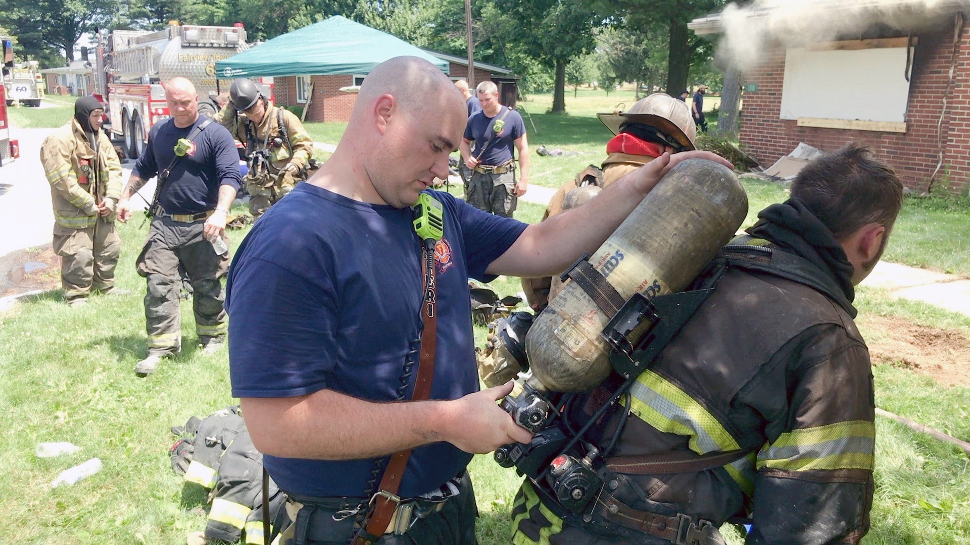 Defense Distribution Center, Susquehanna Fire and Emergency Services takes advantage of unique training opportunity