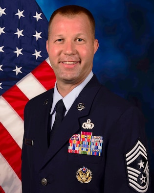 Official U.S. Air Force photo of Chief Master Sgt. Edwin Ludwigsen