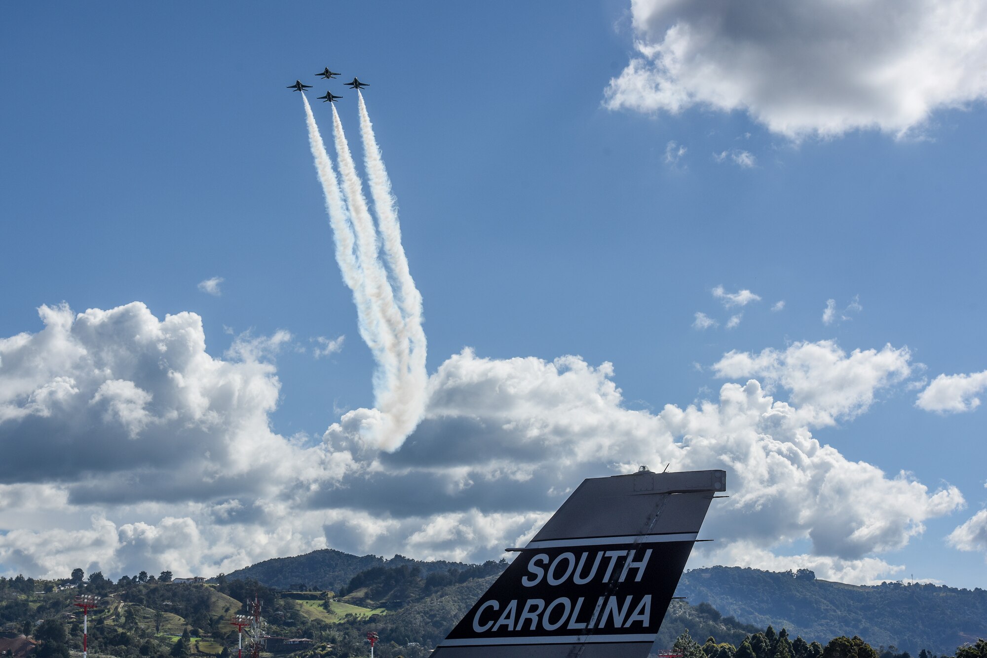 The South Carolina National Guard’s 169th Fighter Wing deployed personnel and equipment to participate in Feria Aeronautica Internacional—Colombia 2019 at José María Córdova International Airport in Rionegro, Colombia