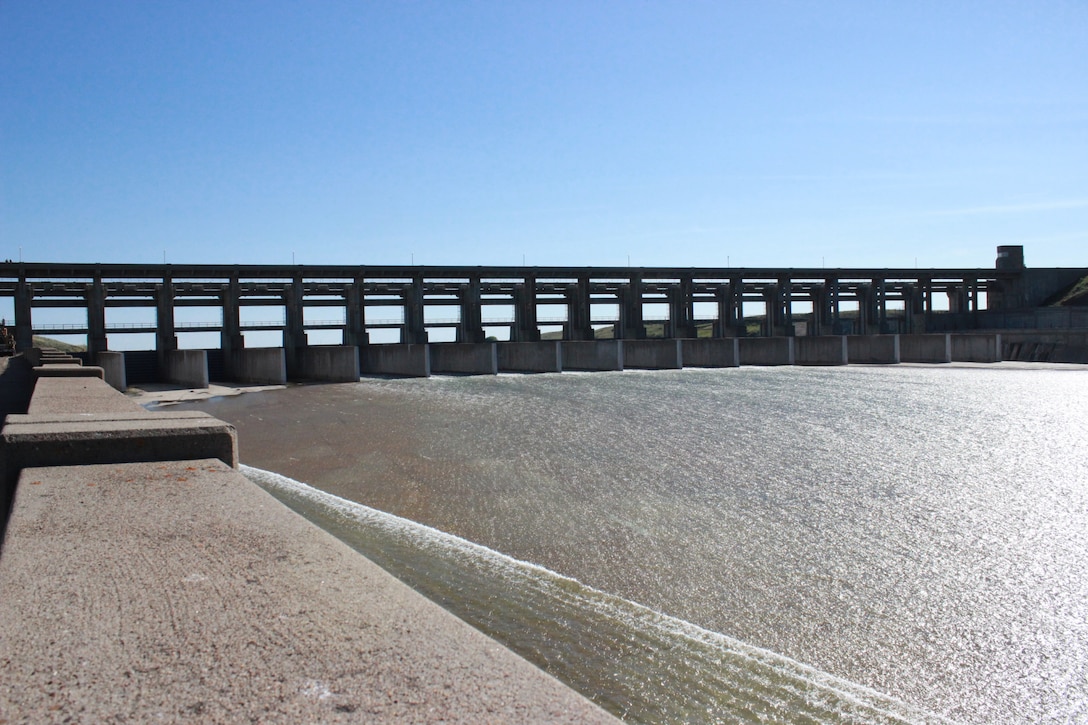 On July 15, 2018, releases from Fort Peck Dam were 17,000 cfs with a portion of those releases passing through the spillway during scheduled maintenance at the Fort Peck powerhouse.