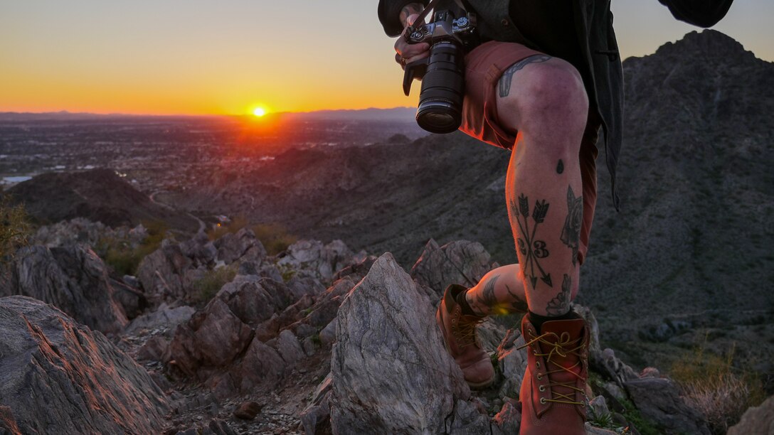 Muralist, painter, street artist and 315th Airlift Wing Reservist, Staff Sgt. Corban Lundborg, combat photojournalist with the 4th Combat Camera Squadron at JB Charleston, South Carolina, used his creative talent and public affairs training to win 2018 Military Photographer of the Year and first place in the 2018 Military Visual Awards portrait category.