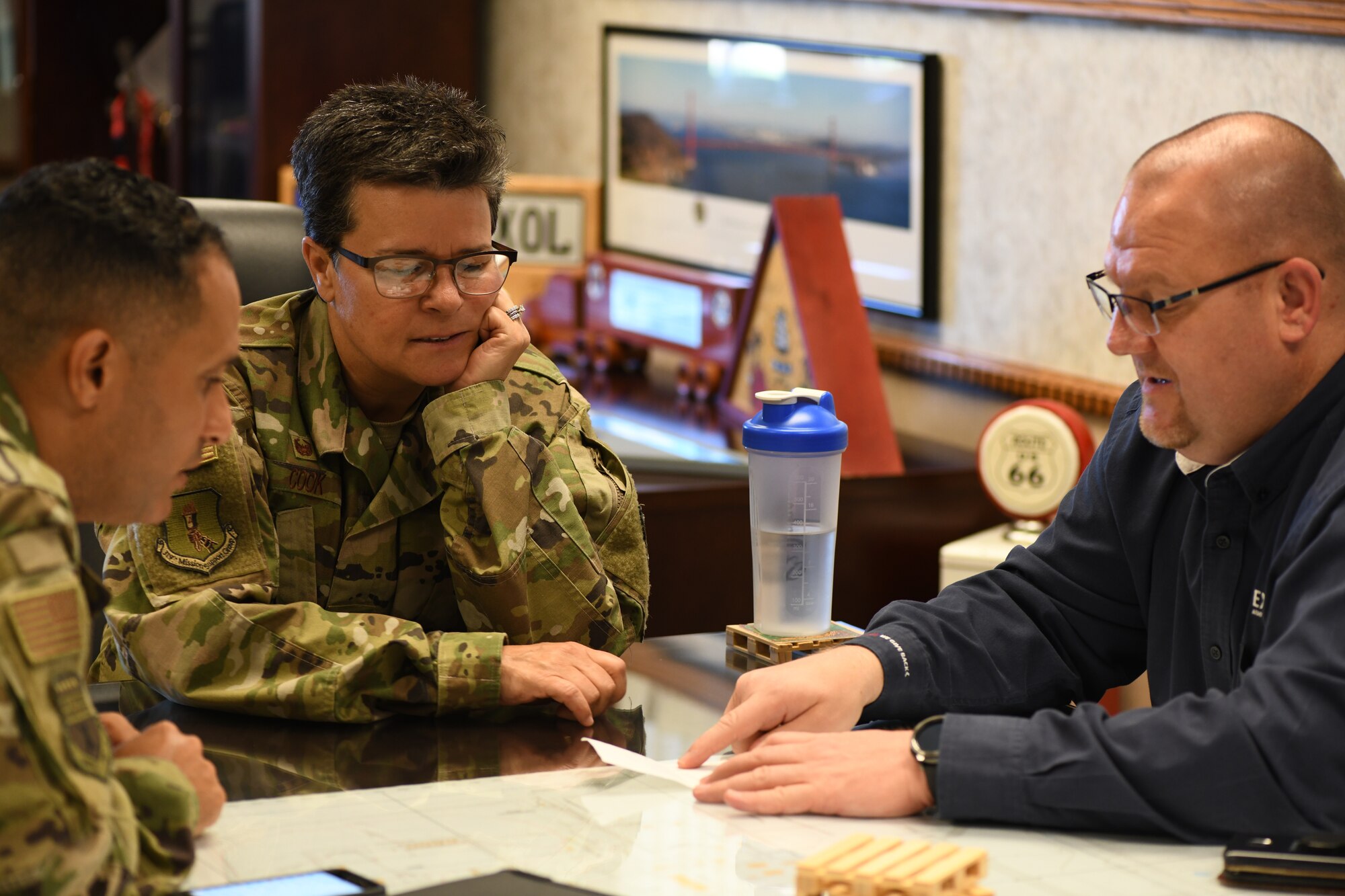 Exchange Senior Enlisted Advisor Visit to Grand Forks
