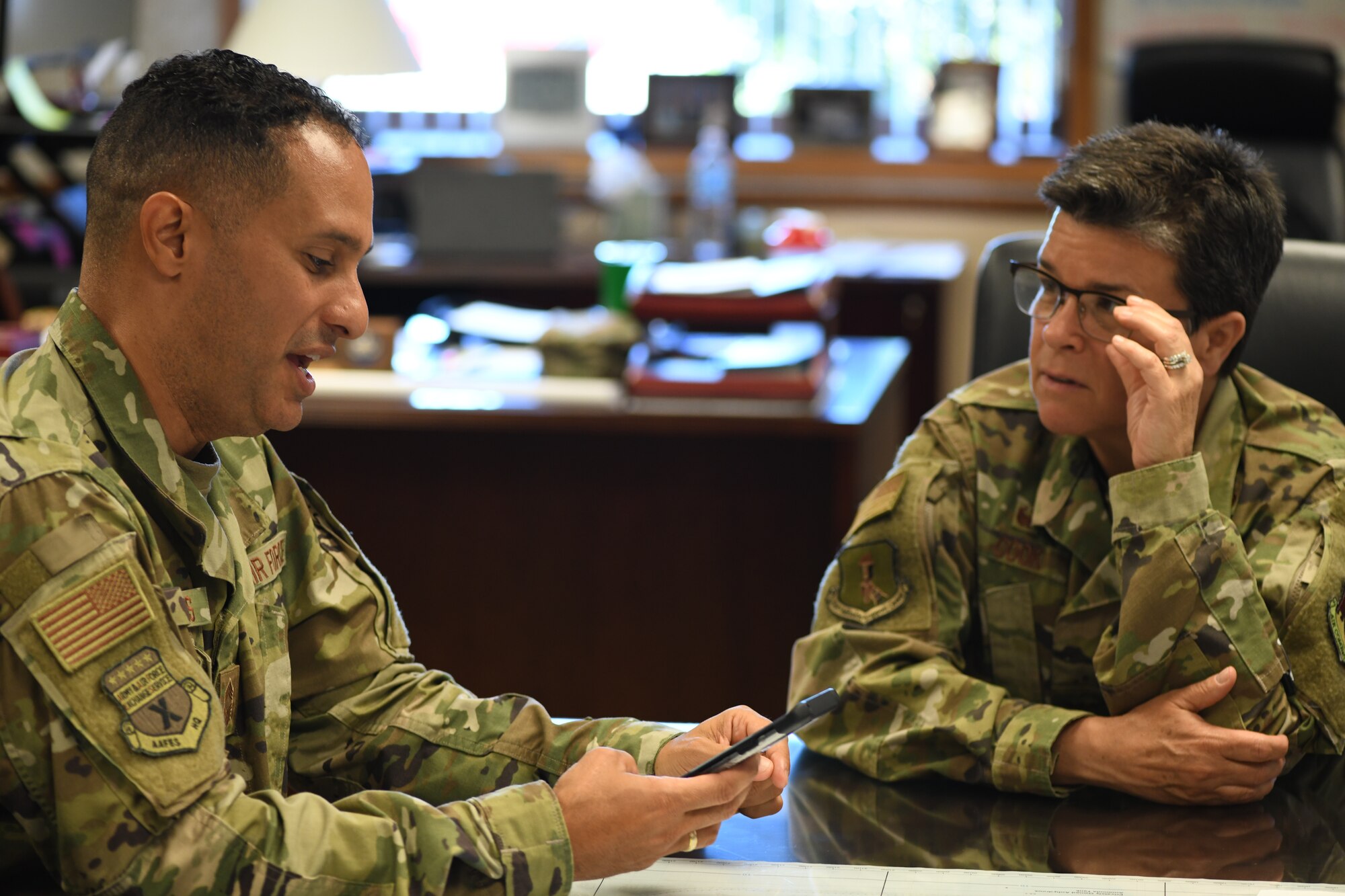 Exchange Senior Enlisted Advisor Visit to Grand Forks