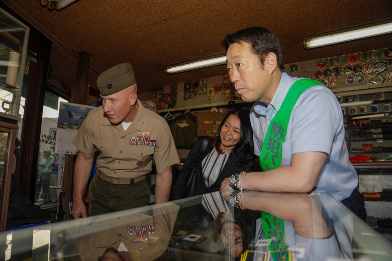 Commanding officer walks with local community for the last time