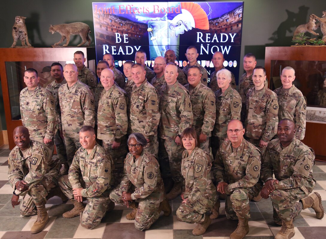 enior U.S. Army Reserve leaders from across the country met to discuss ways to collaborate to enhance readiness. The meeting known as an Effects Coordination Board is an effort to collaborate at the general officer level to meet readiness objectives in the southeast region