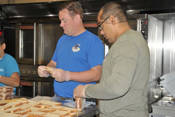 340th FTG supports SA Food Bank