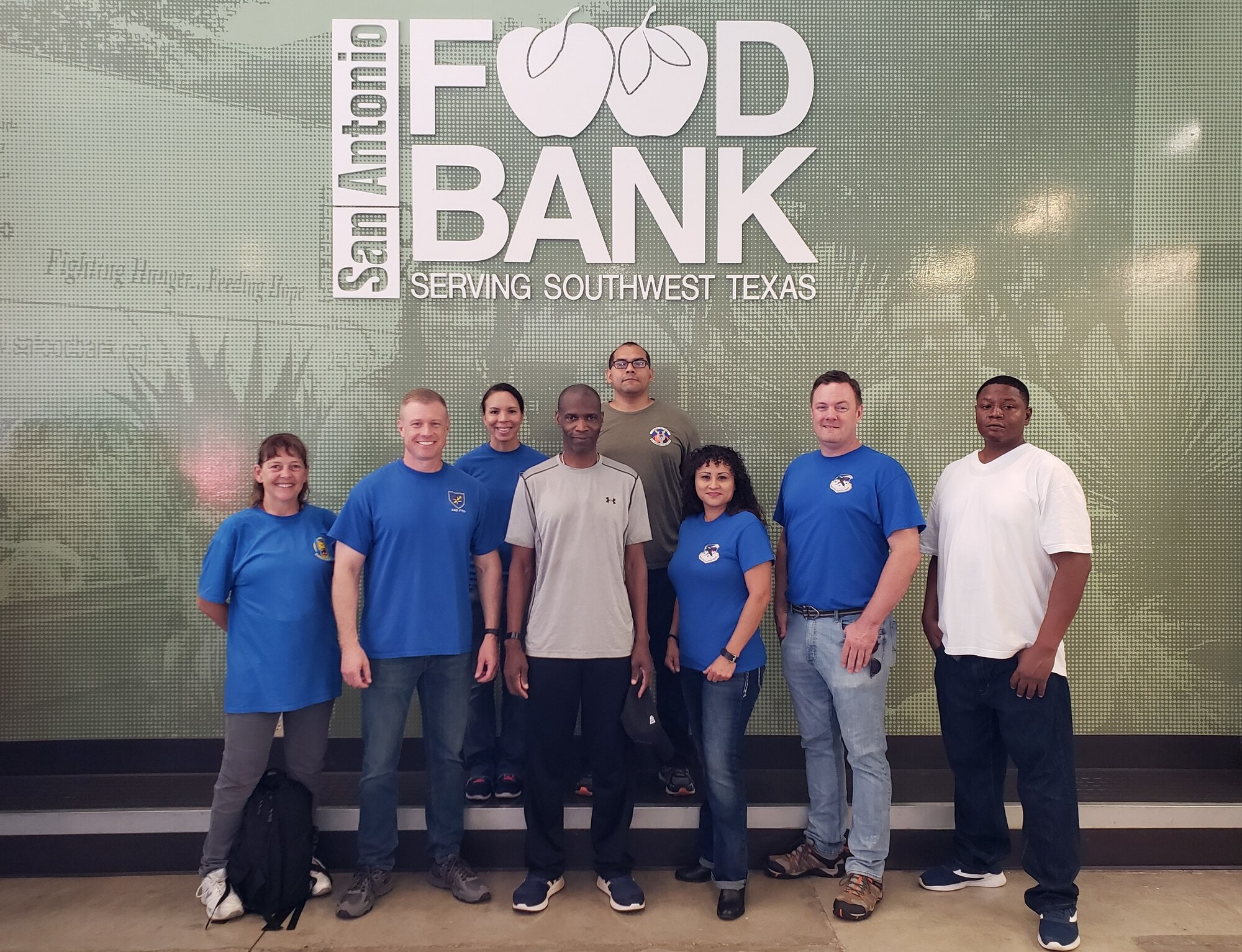 340th FTG supports SA Food Bank