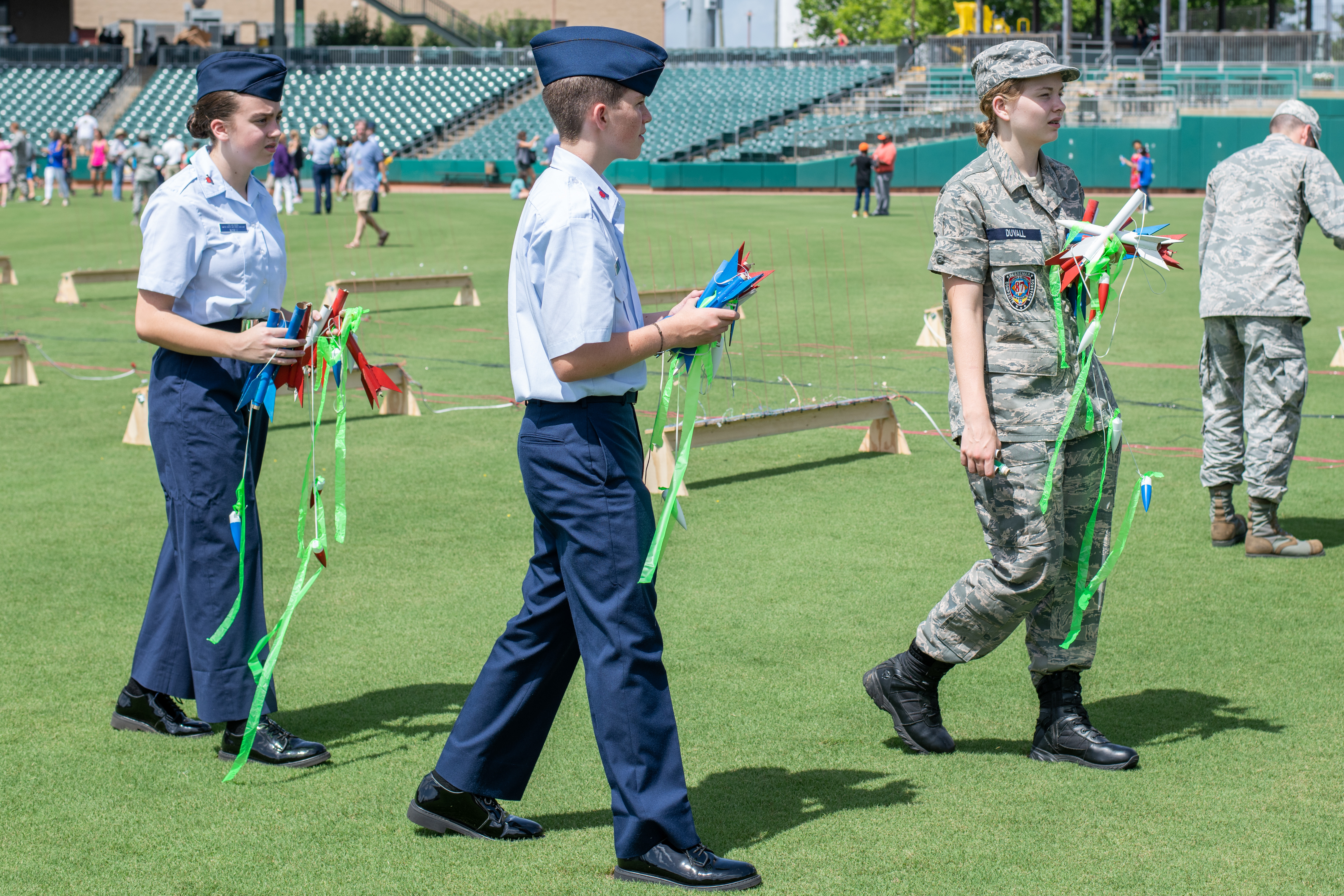 Air Force Junior ROTC, CAP cadets launch more than 200 rockets over