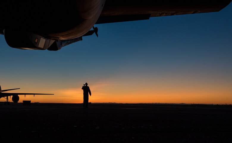 Maj. Burklo fly over