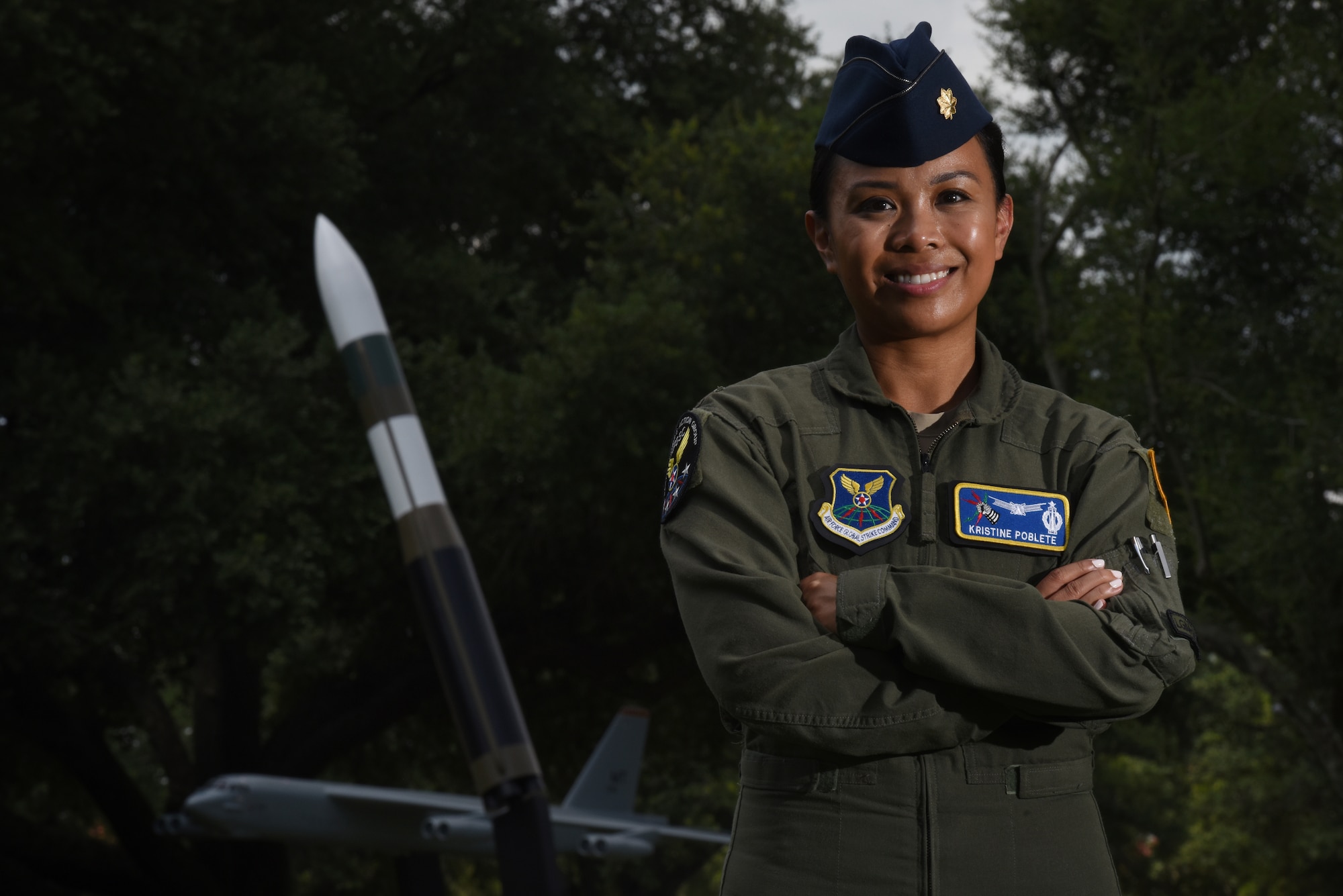Maj. Kristine Poblete, U.S. Air Force Global Strike Commander's Action Group Legislative Liasion, was awarded the Air Force Diversity and Inclusion Recognition Program award for her contribution in creating a diverse work center at Barksdale Air Force Base, La.