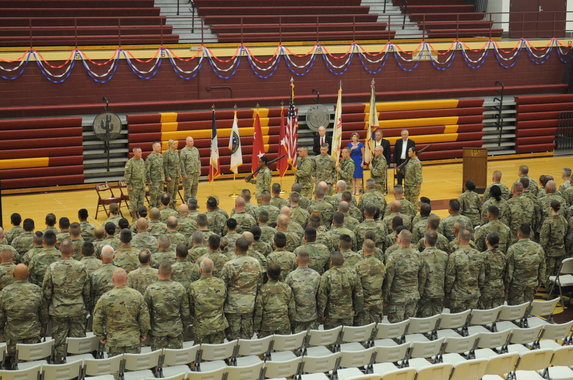 103rd Sustainment Command (Expeditionary) conducts Farewell Ceremony