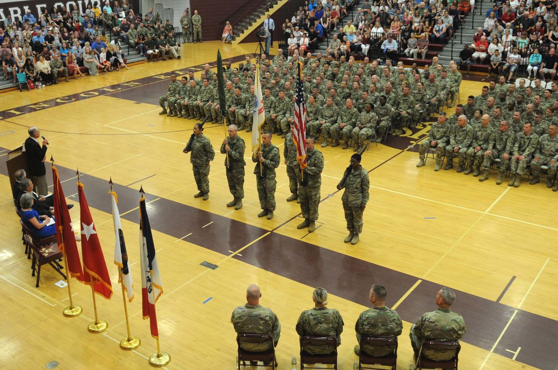 103rd Sustainment Command (Expeditionary) conducts Farewell Ceremony