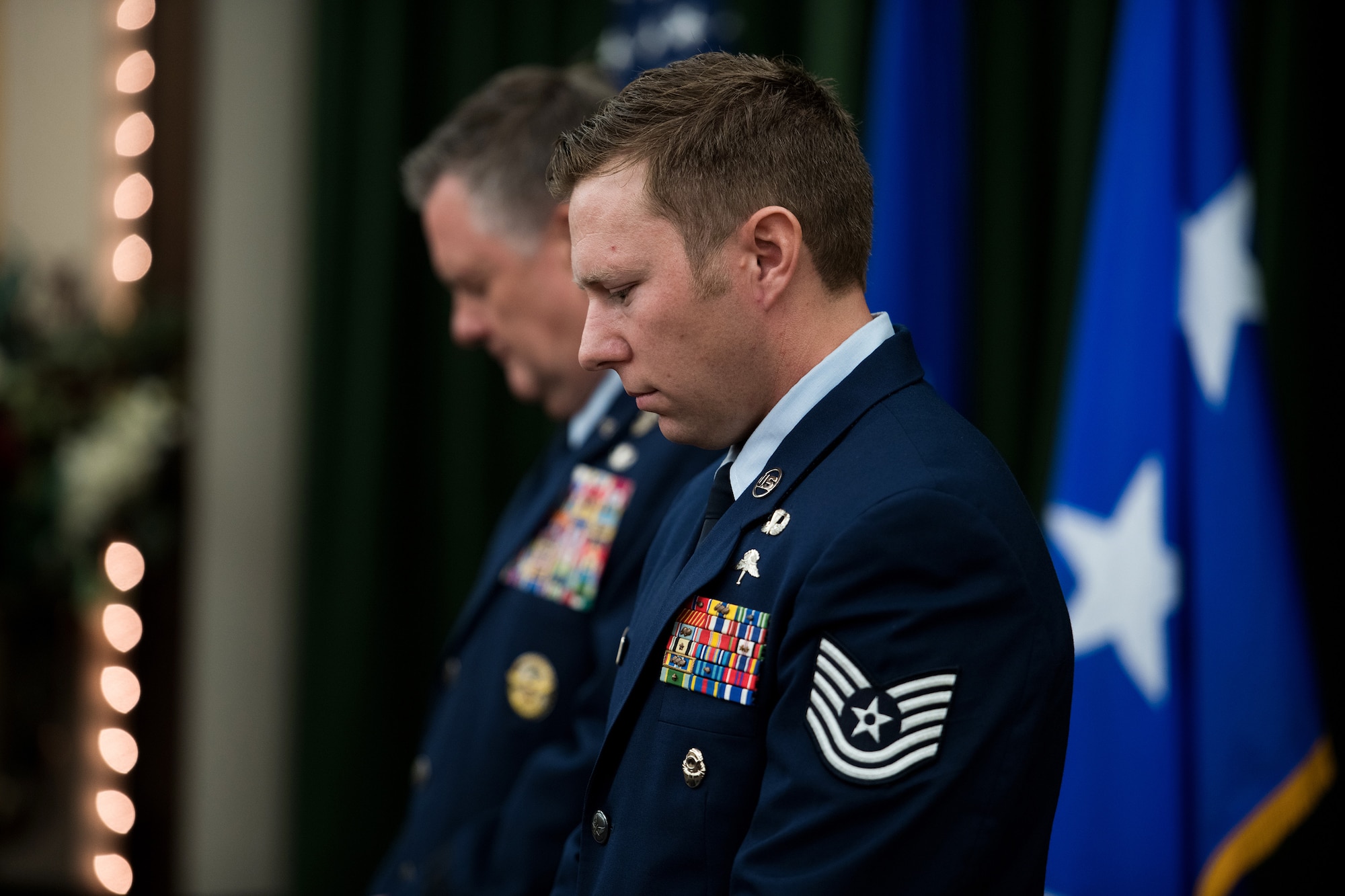 Technical Sgt. Michael Perolio was awarded the Silver Star medal at Joint Base San Antonio-Lackland on July 18.
