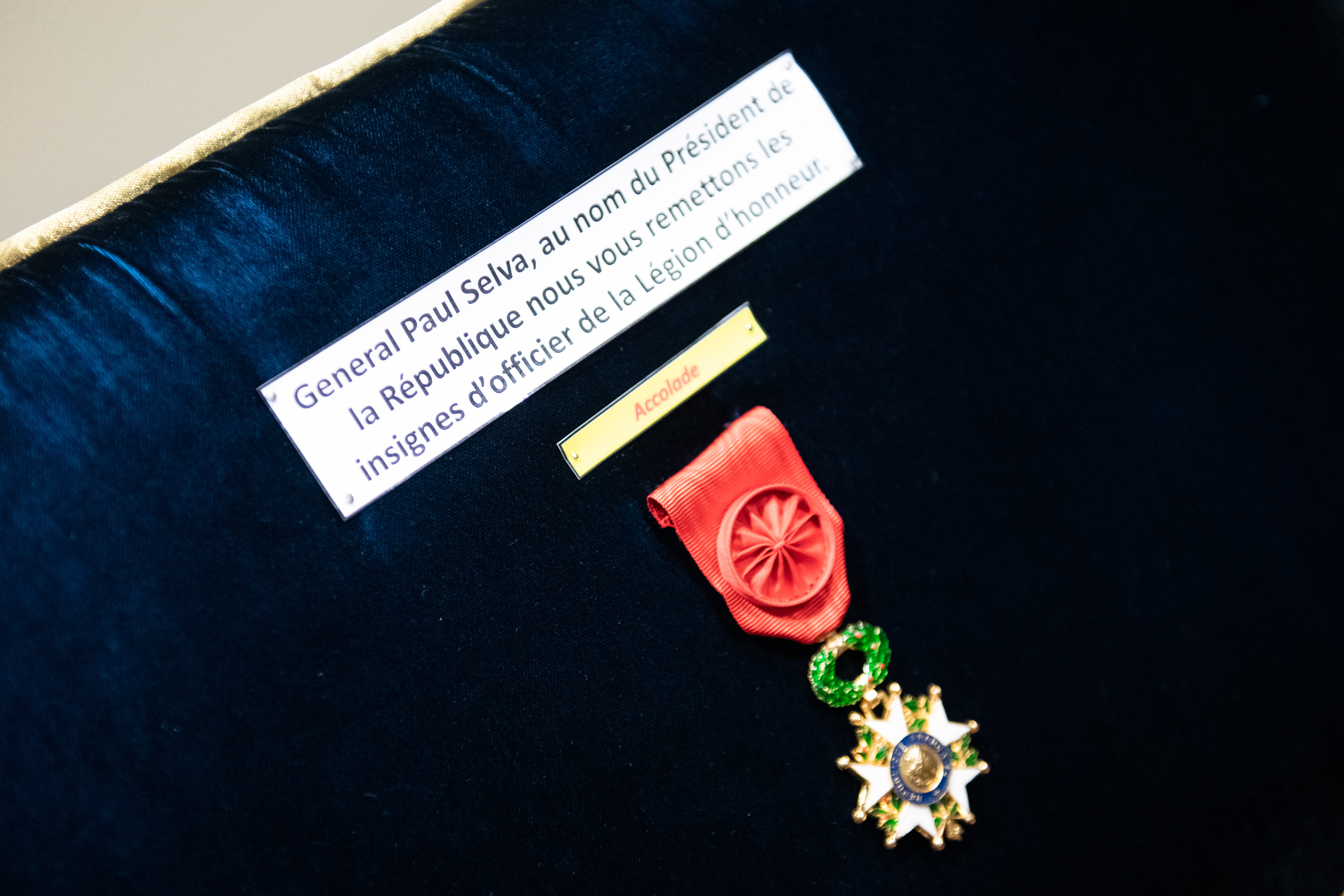 France Honors Vice Chairman for Fostering Cooperation Between U.S