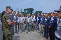 Sound of Freedom; Nagi Town officials visit MCAS Iwakuni