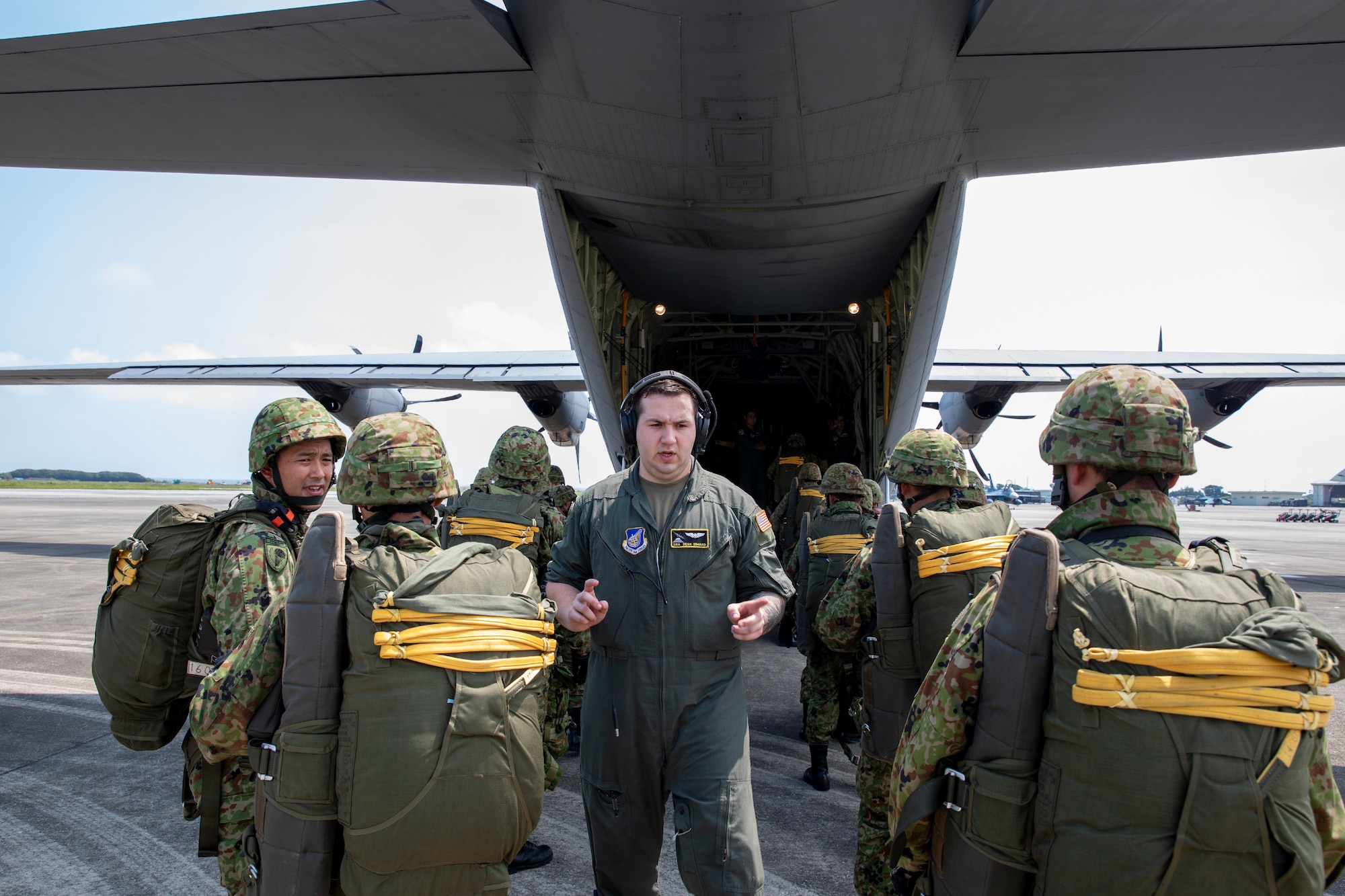 U.S. Air Force Senior Airman Sean Simard, 36th Airlift Squadron loadmaster