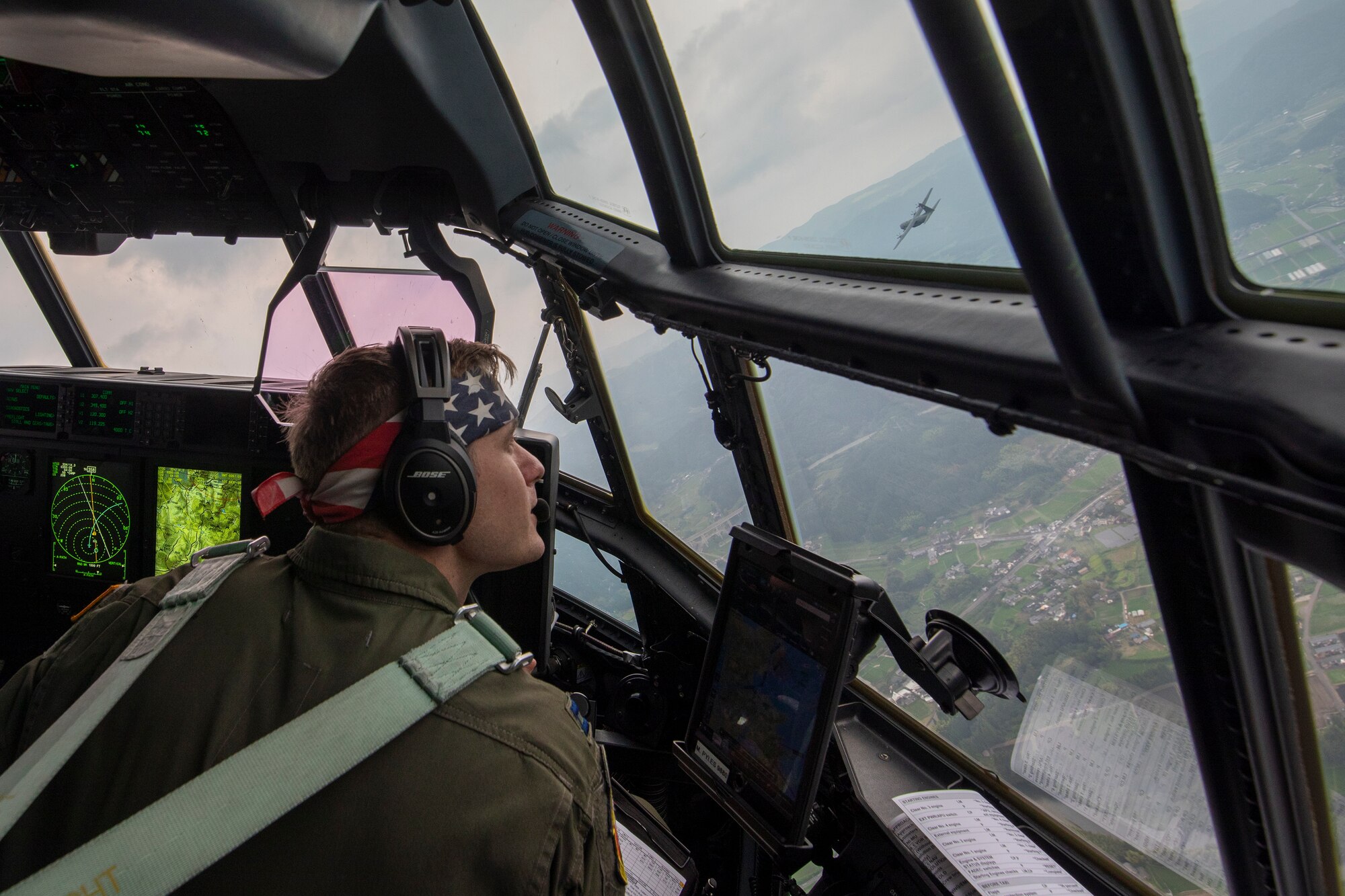 U.S. Air Force Capt. Michael Pyles, 36th Airlift Squadron C-130J pilot