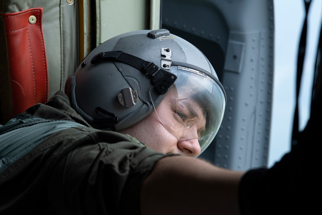 U.S. Air Force Senior Airman Sean Simard, 36th Airlift Squadron loadmaster