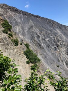 Mount Marathon, the mountain hikers, were on, indicating the rugged, steep terrain where they found themselves off-trail and unable to return safely.