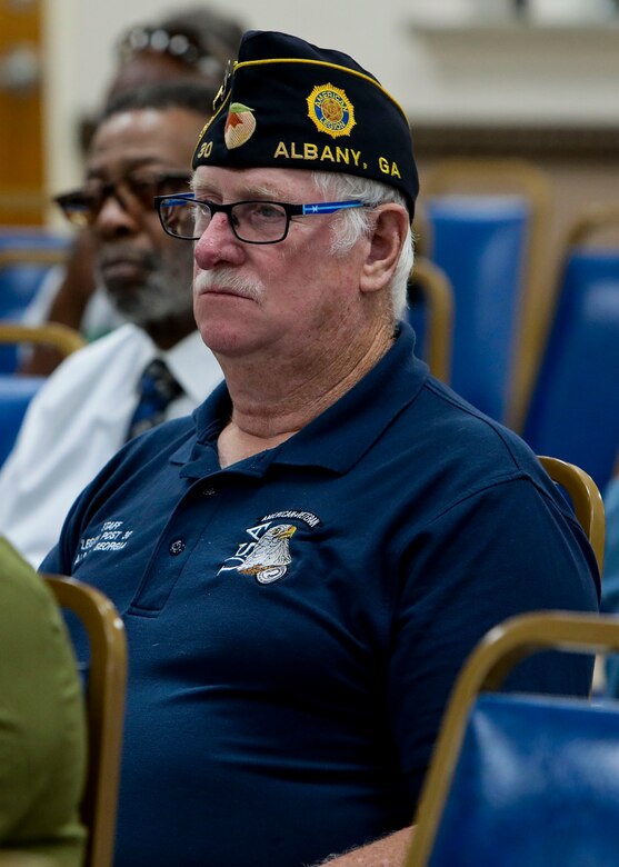 Veterans Affairs is working to provide enhanced options under the new law, called the MISSION Act. The Carl Vinson VA Medical Center held a special town hall at the American Legion Post 30 to share information on how the VA is strengthening its ability to provide veterans and retirees with state-of-the-art care and service, July 9. (U.S. Marine Corps photo by Re-Essa Buckels)