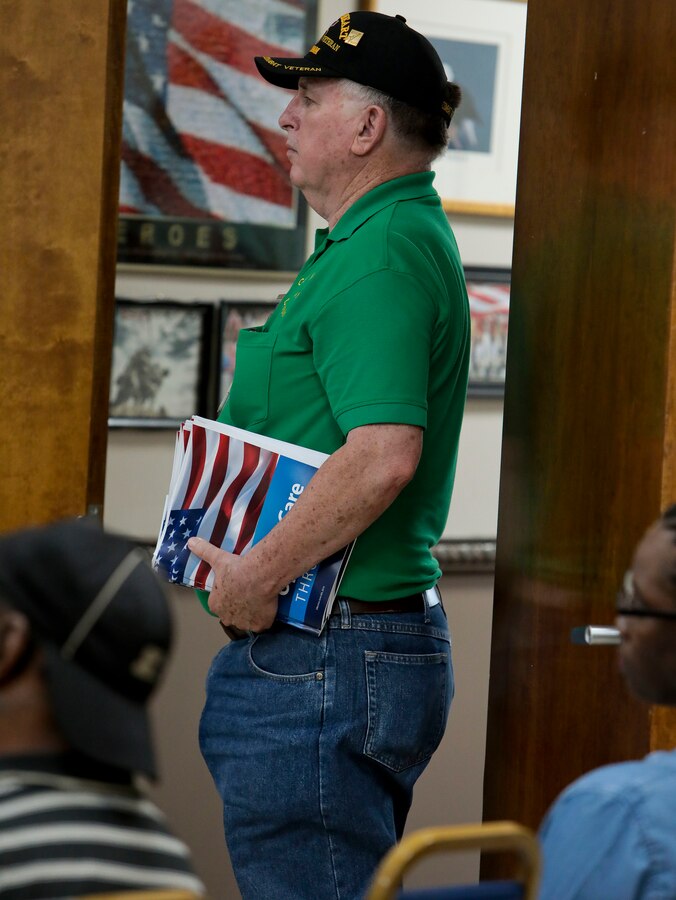 Veterans Affairs is working to provide enhanced options under the new law, called the MISSION Act. The Carl Vinson VA Medical Center held a special town hall at the American Legion Post 30 to share information on how the VA is strengthening its ability to provide veterans and retirees with state-of-the-art care and service, July 9. (U.S. Marine Corps photo by Re-Essa Buckels)