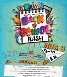 Children and families can get ready for the start of the school year by getting free school supplies and enjoying free beverages, activities and music at the Back to School Bash from 9 to 11 a.m. Aug. 3 at the W. Ed Parker Youth Center, building 1630, at Joint Base San Antonio-Fort Sam Houston.