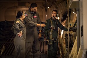 Bilateral airlift exchange over Chubu region