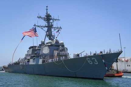USS Stethem Arrives at New San Diego Homeport