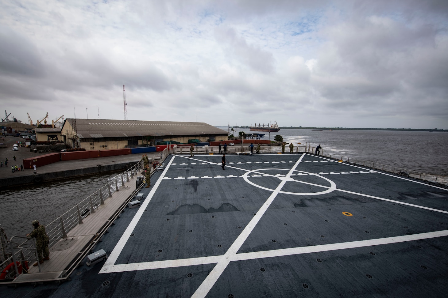 USNS Carson City Departs Cote d'Ivoire