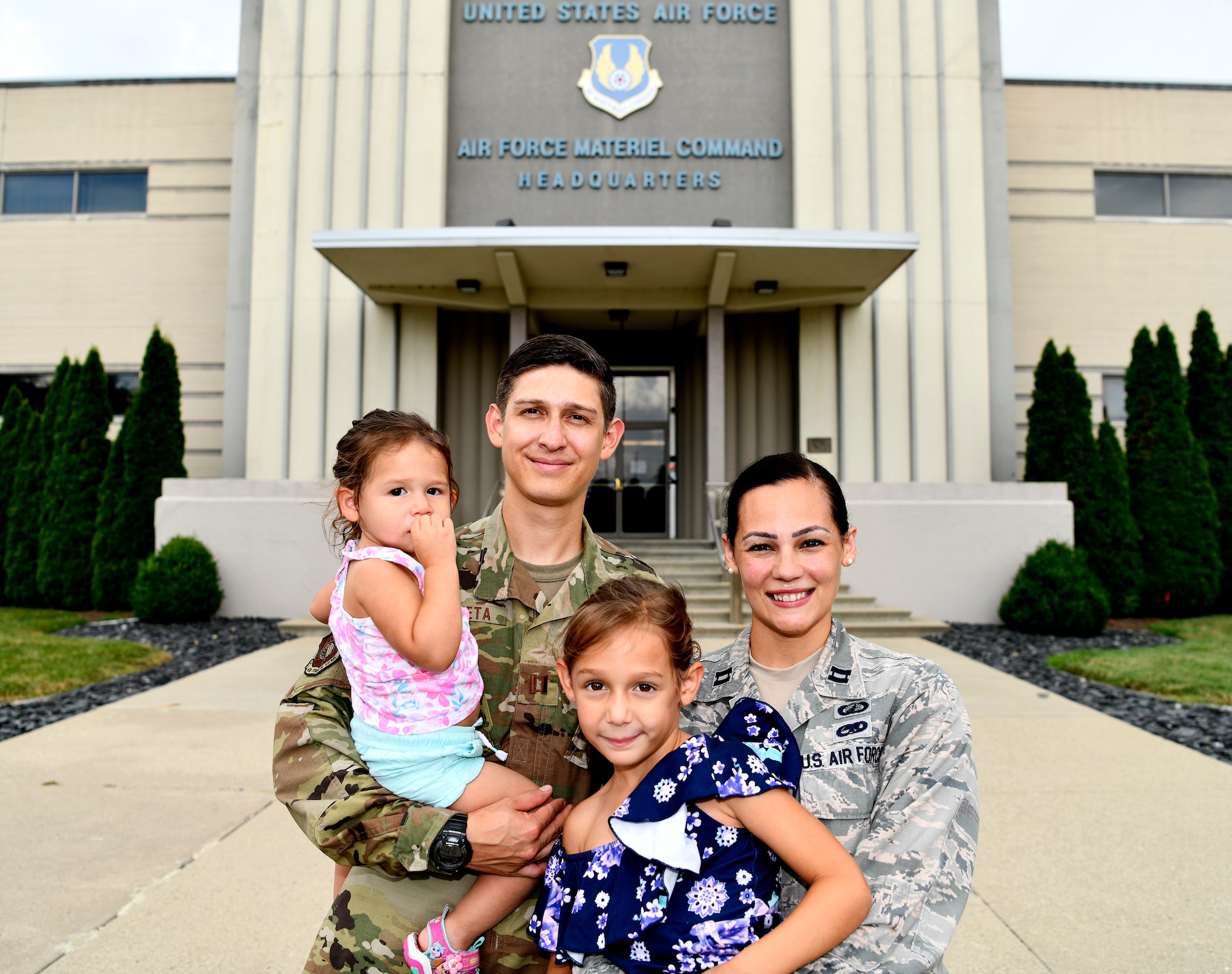 Capt. Olivia Unzueta is one of the few female maintenance officers in the Air Force. She is currently in a career broadening position located at Air Force Materiel Command Headquarters, Wright-Patterson Air Force Base, Ohio. The Air Force givers her the opportunity to create a better future for her family.  (U.S. Air Force photo / Darrius A. Parker)