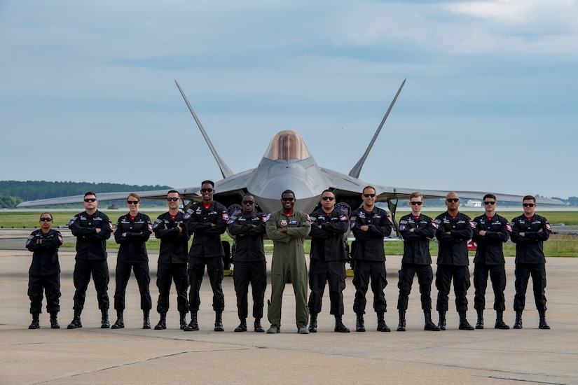 f 22 raptor demo team shirt