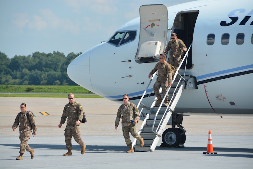 Approximately 160 soldiers assigned to the Pennsylvania Army National Guard’s 28th Military Police Company arrive home following a deployment to the Middle East in support of Operation Spartan Shield (OSS).