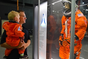 DAYTON, Ohio -- Museum visitors enjoying the 50th Anniversary of the Apollo 11 Moon Landing Family Day event at the National Museum of the U.S. Air Force on July 20, 2019. (U.S. Air Force photo by Ken LaRock)