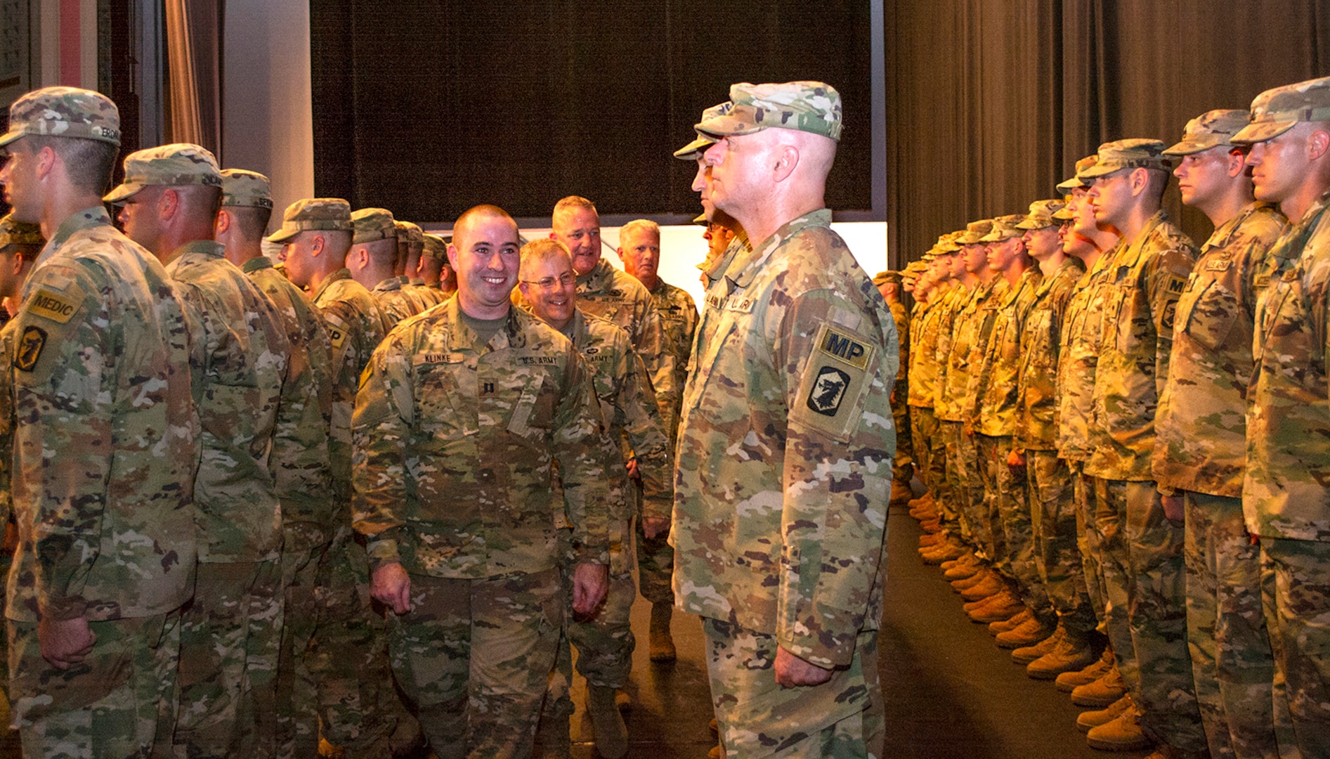 333rd inspecting the troops
